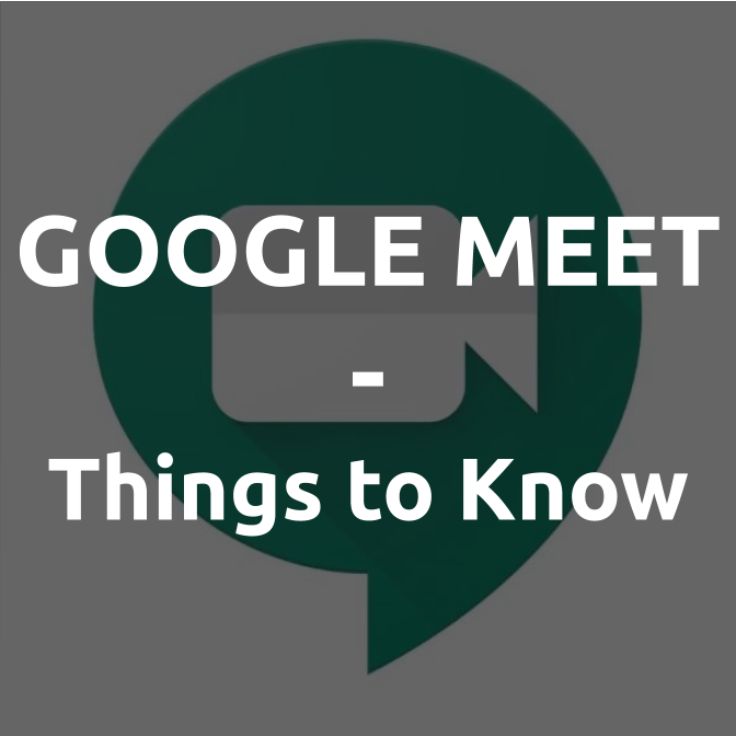 Advanced Google Meet